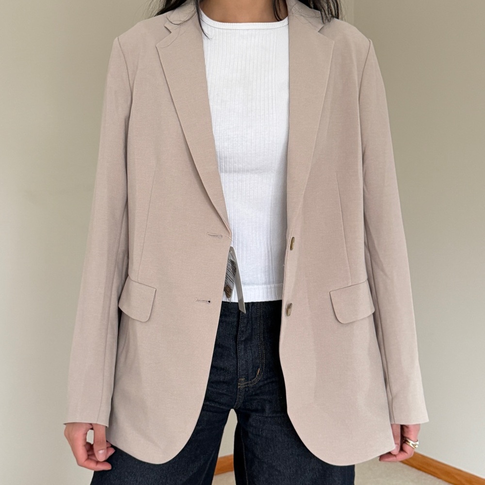 NWT Uniqlo Beige Women's Blazer